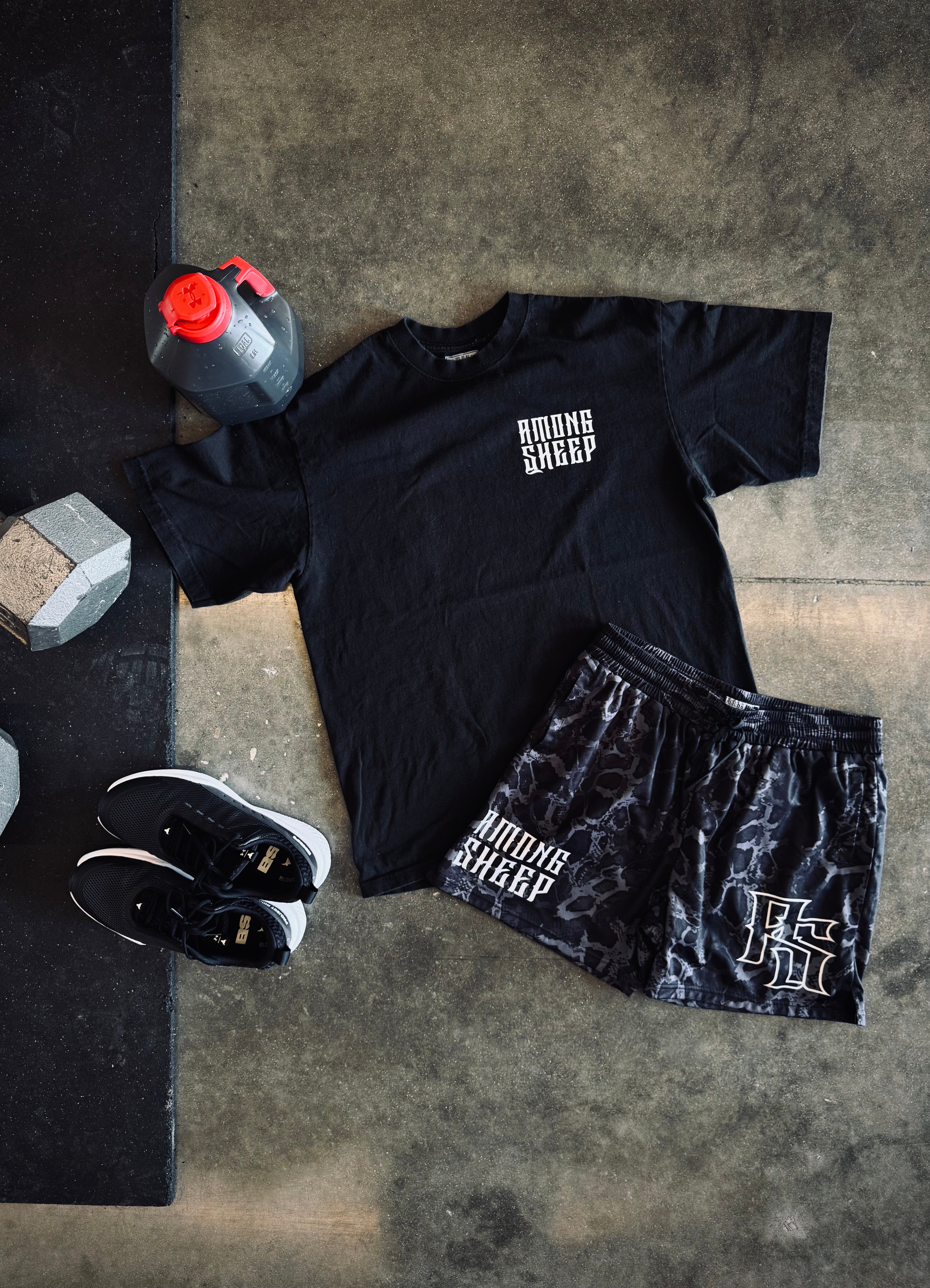 Snakeskin Athletic Shorts