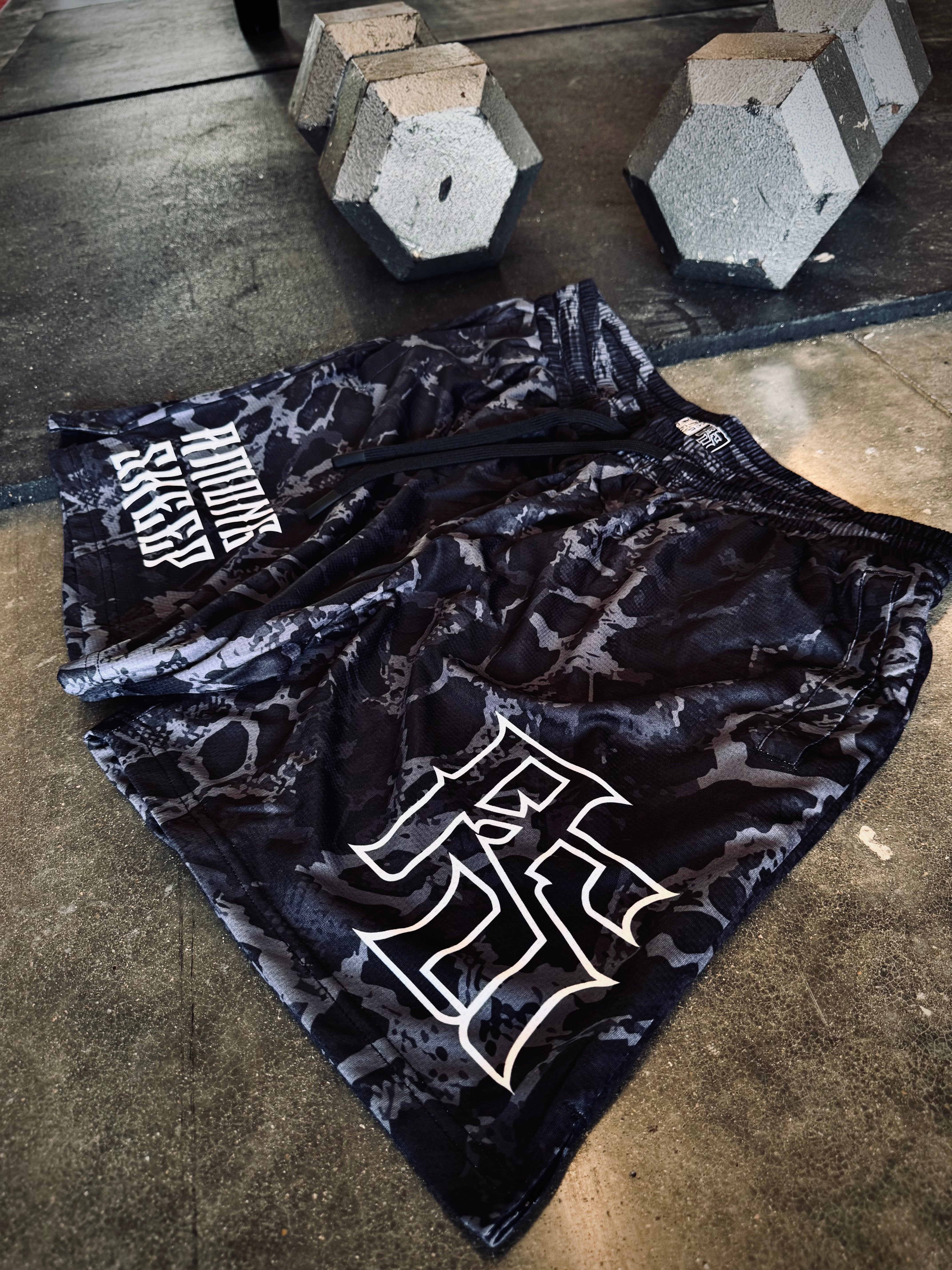 Snakeskin Athletic Shorts