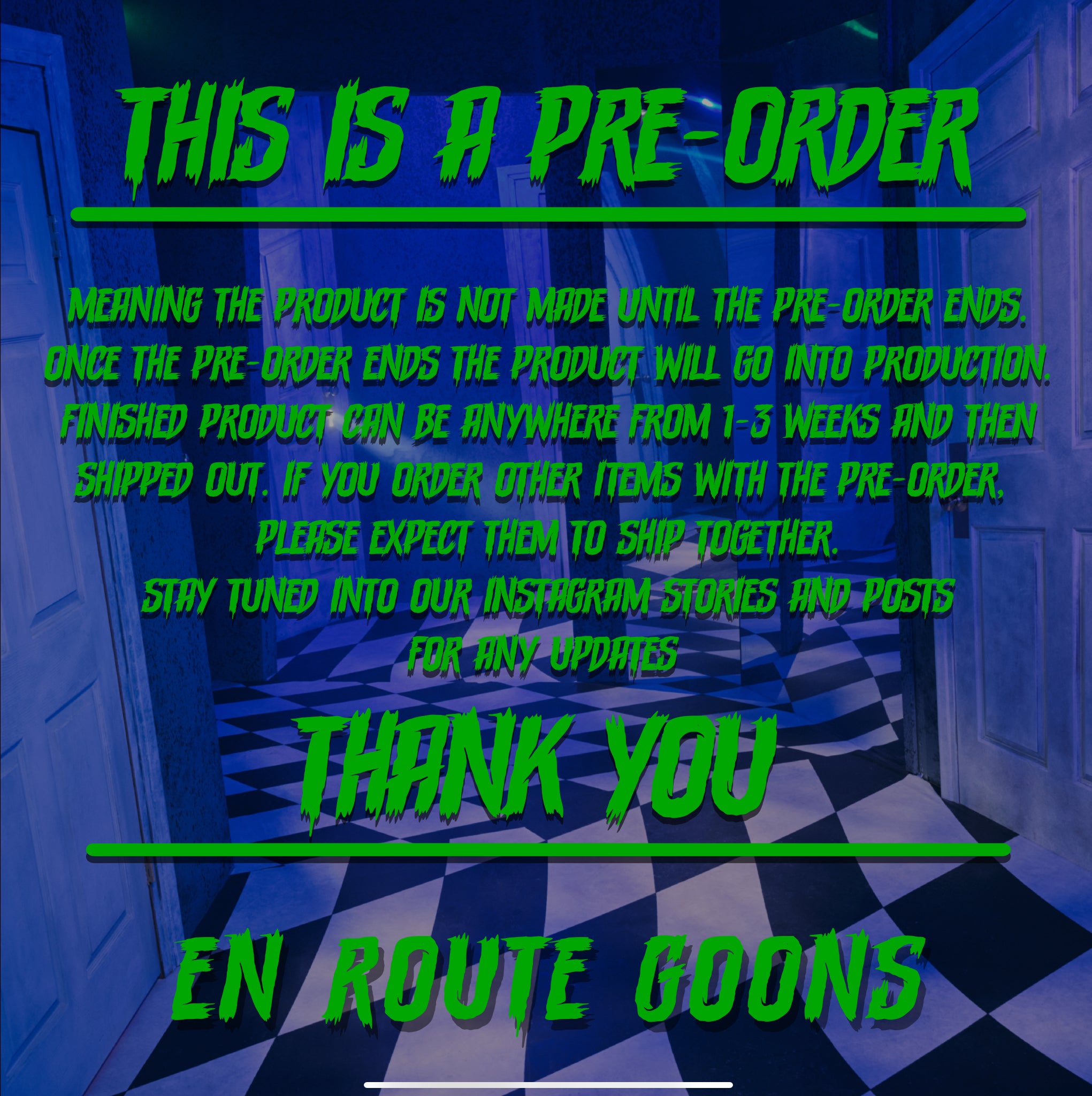 ERG Beanie GLOW IN THE DARK PRE-ORDER