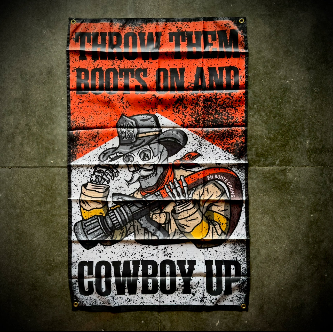 Flag 3x5 Cowboy Up Fog Nozzle