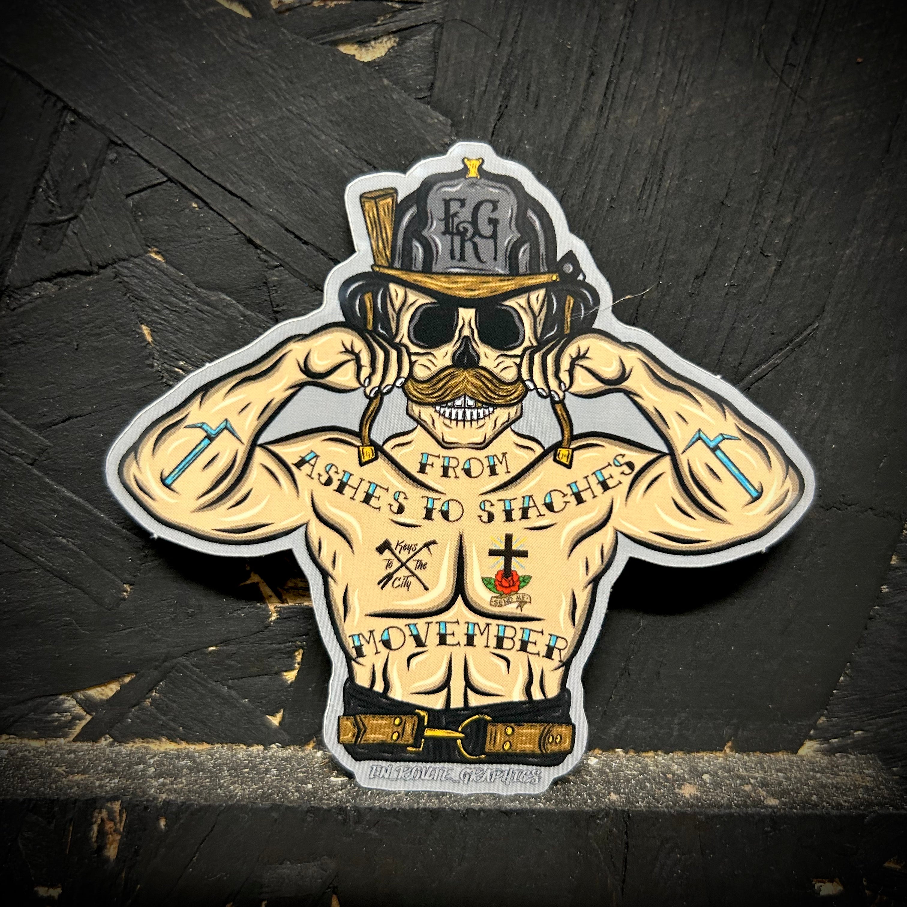 Movember “From Ashes to Staches”