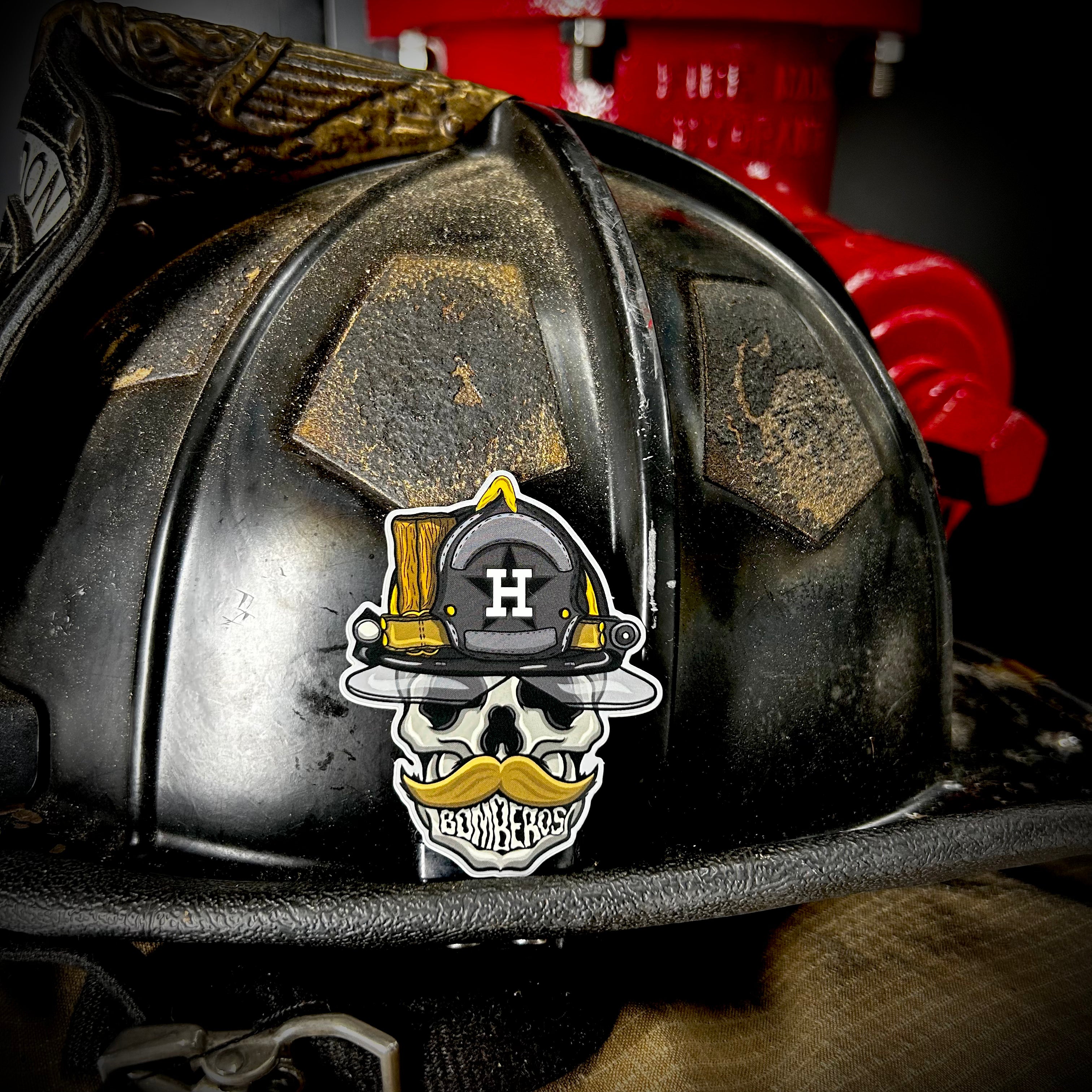 Astros Bomberos Skull