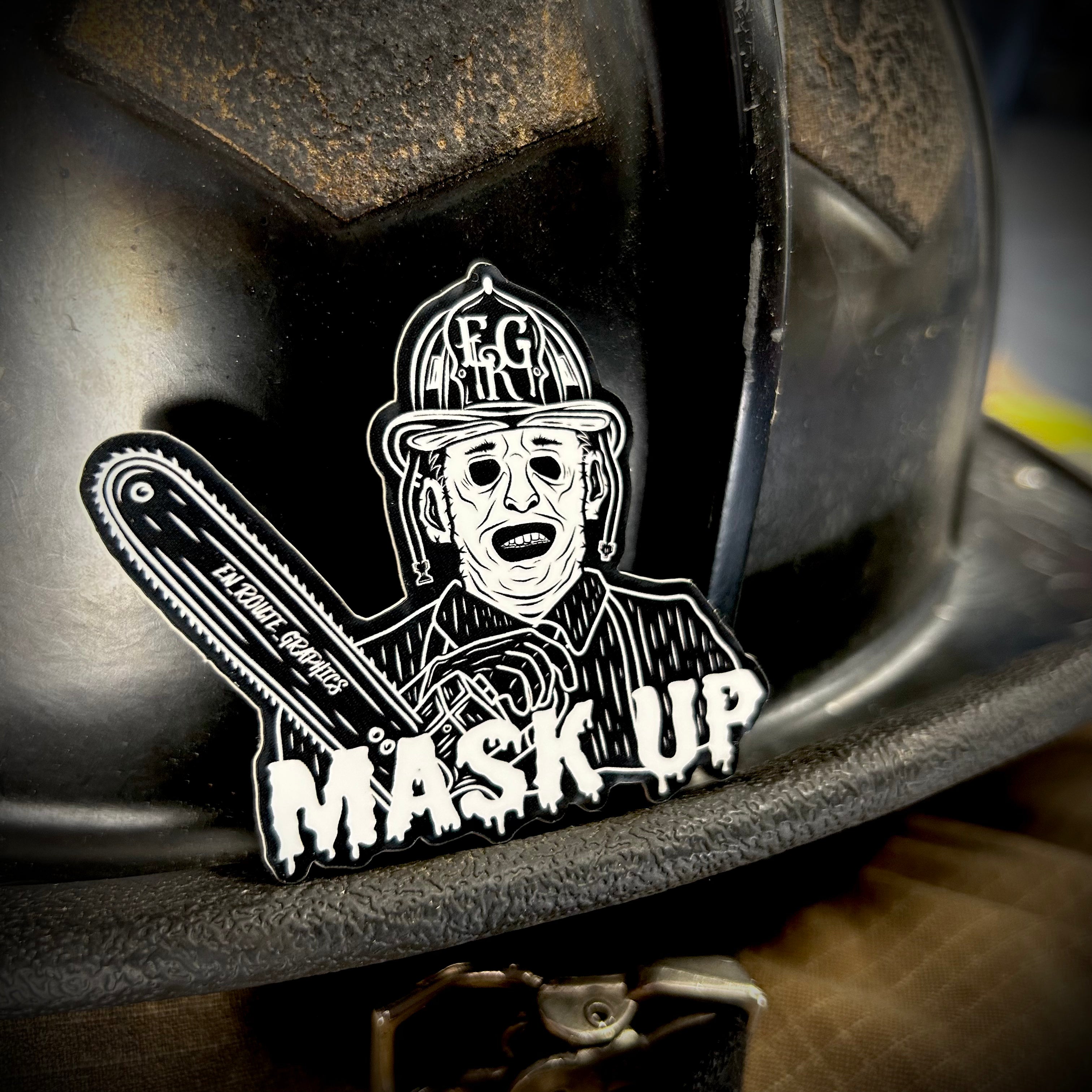 Leatherface Mask Up