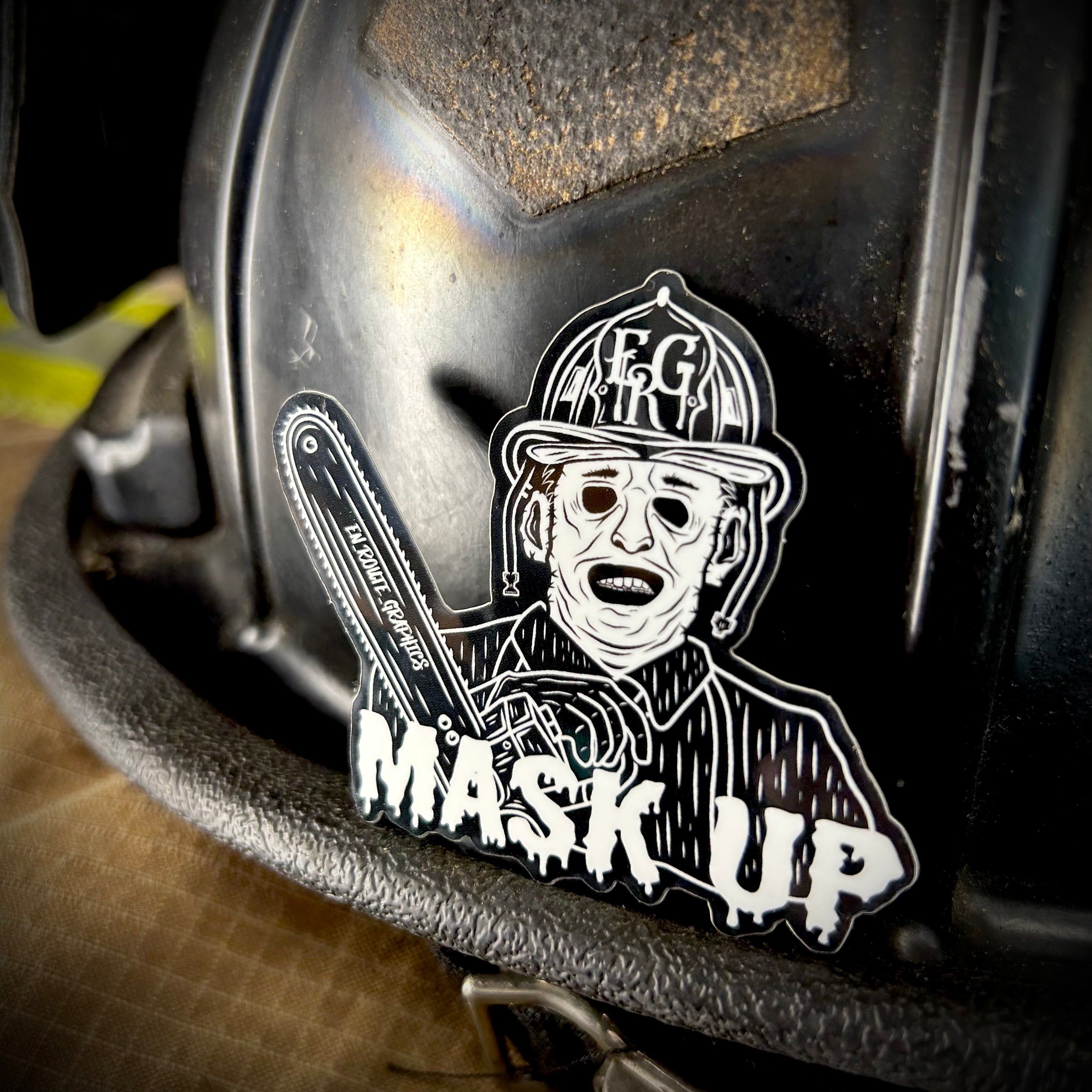 Leatherface Mask Up