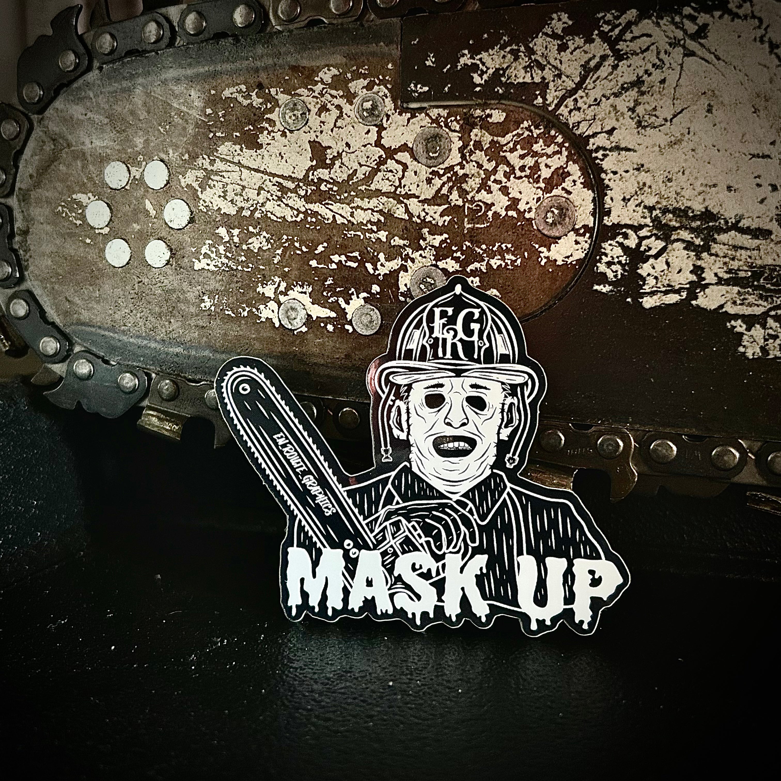 Leatherface Mask Up
